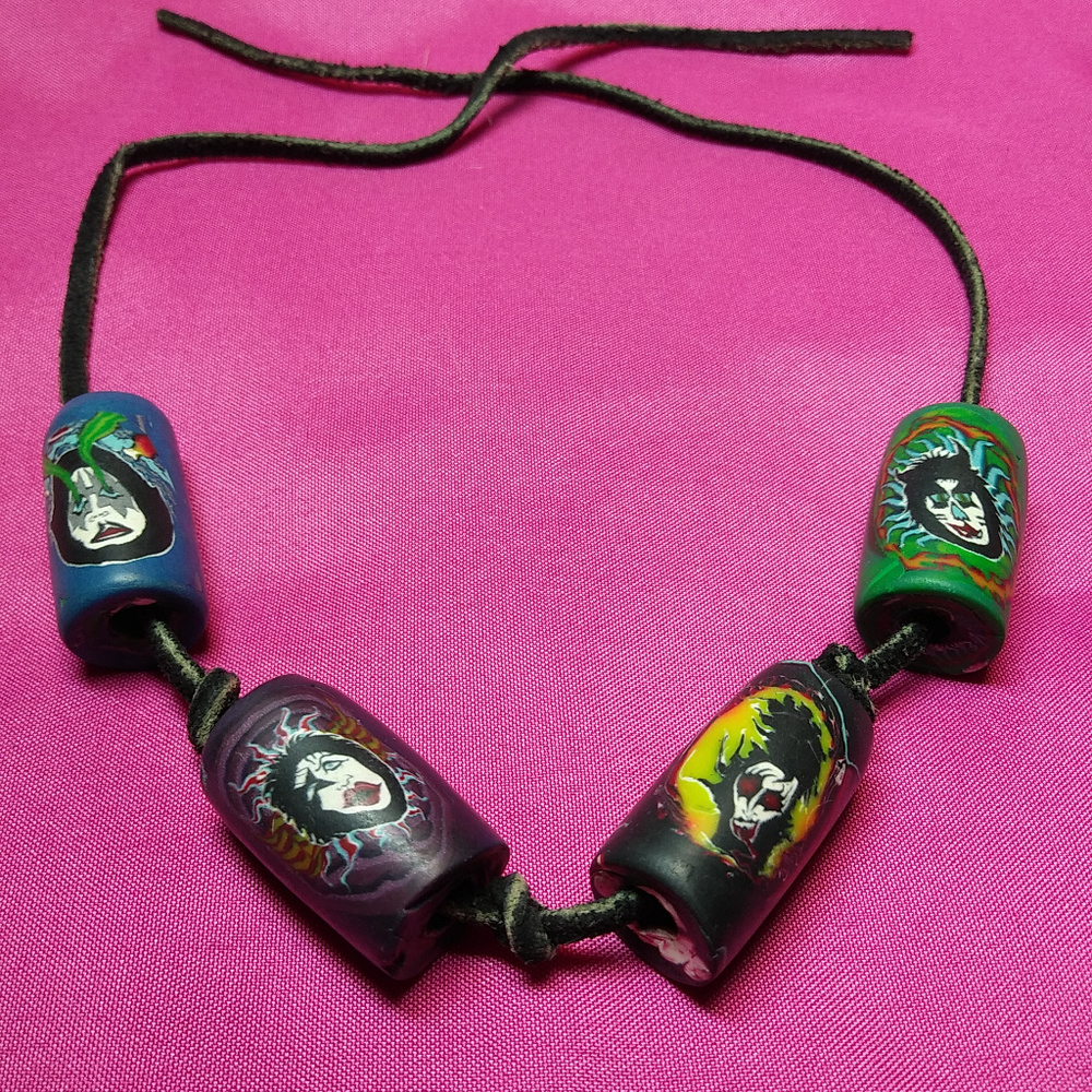 KISS Fimo Beads. Rock and Roll.